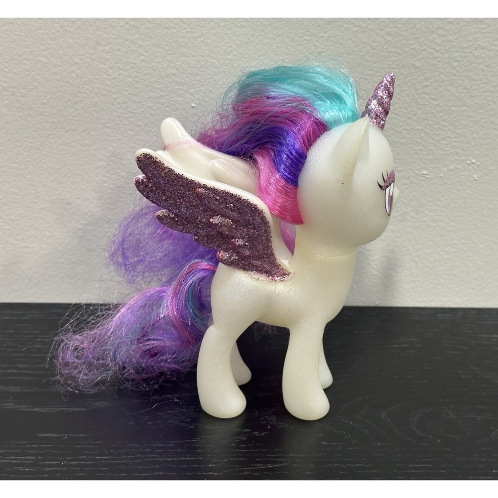 Hasbro My Little Pony Princess Celestia figure. G4 Glitter Wings 6in Sun - Picture 4 of 5